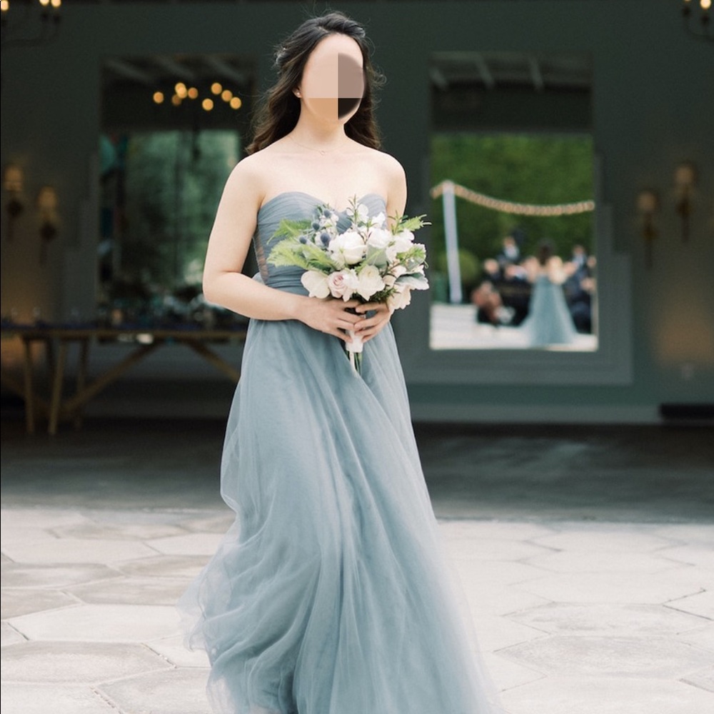 Jenny Yoo bridesmaid dress Julia style-Mayan Blue